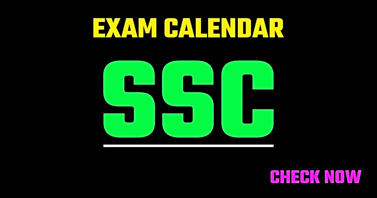 SSC Exam Calendar 2026-27